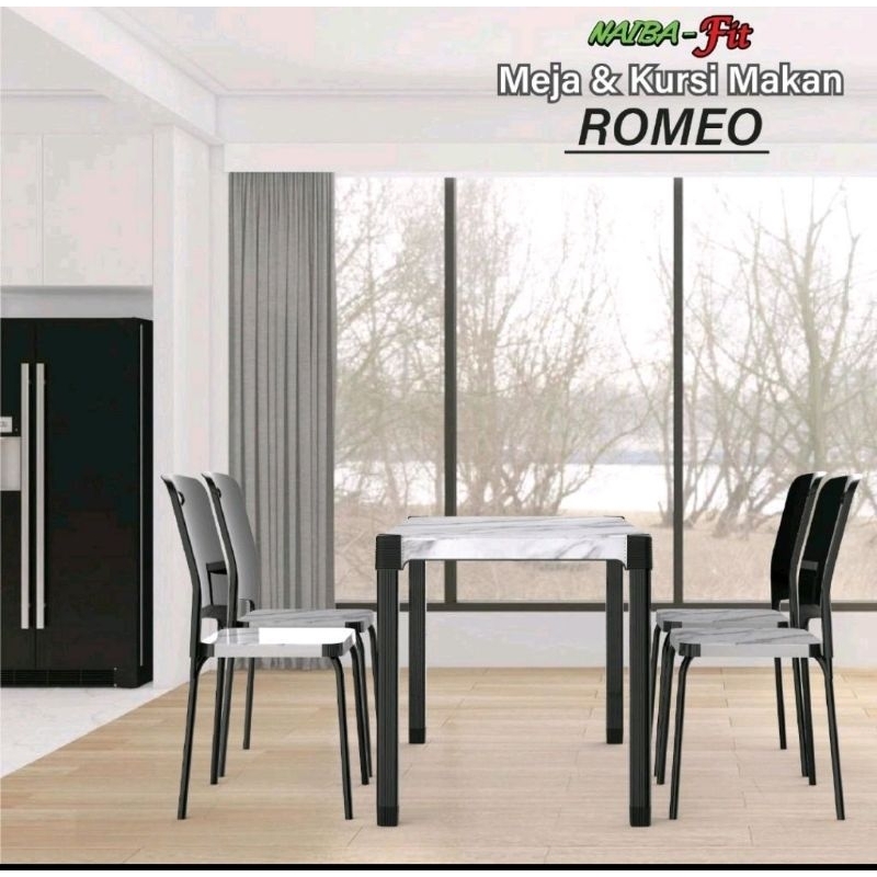Naiba Ft-Meja Kursi Makan (Romeo)