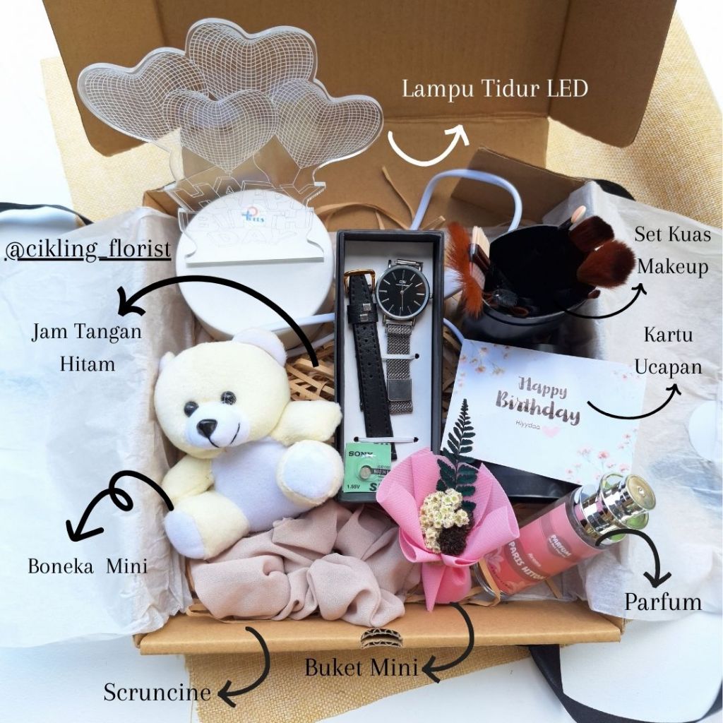 Kado Ulang Tahun Cewek Gift Box Cewek Hampers Kado Ulang Tahun