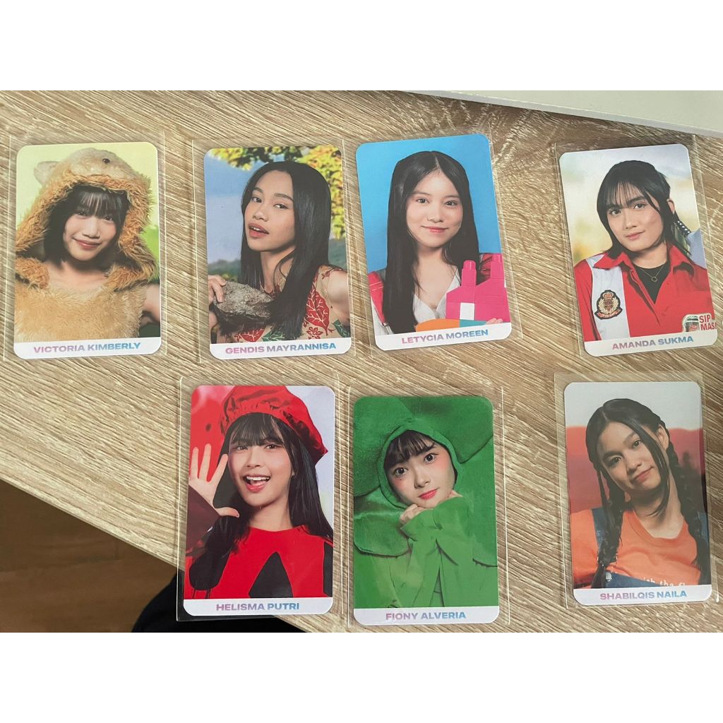 Photocard PC JKT48 Official Road To Sousenkyou RTS  Helisma Eli Kimmy Fiony Gendis Moreen Amanda Sha