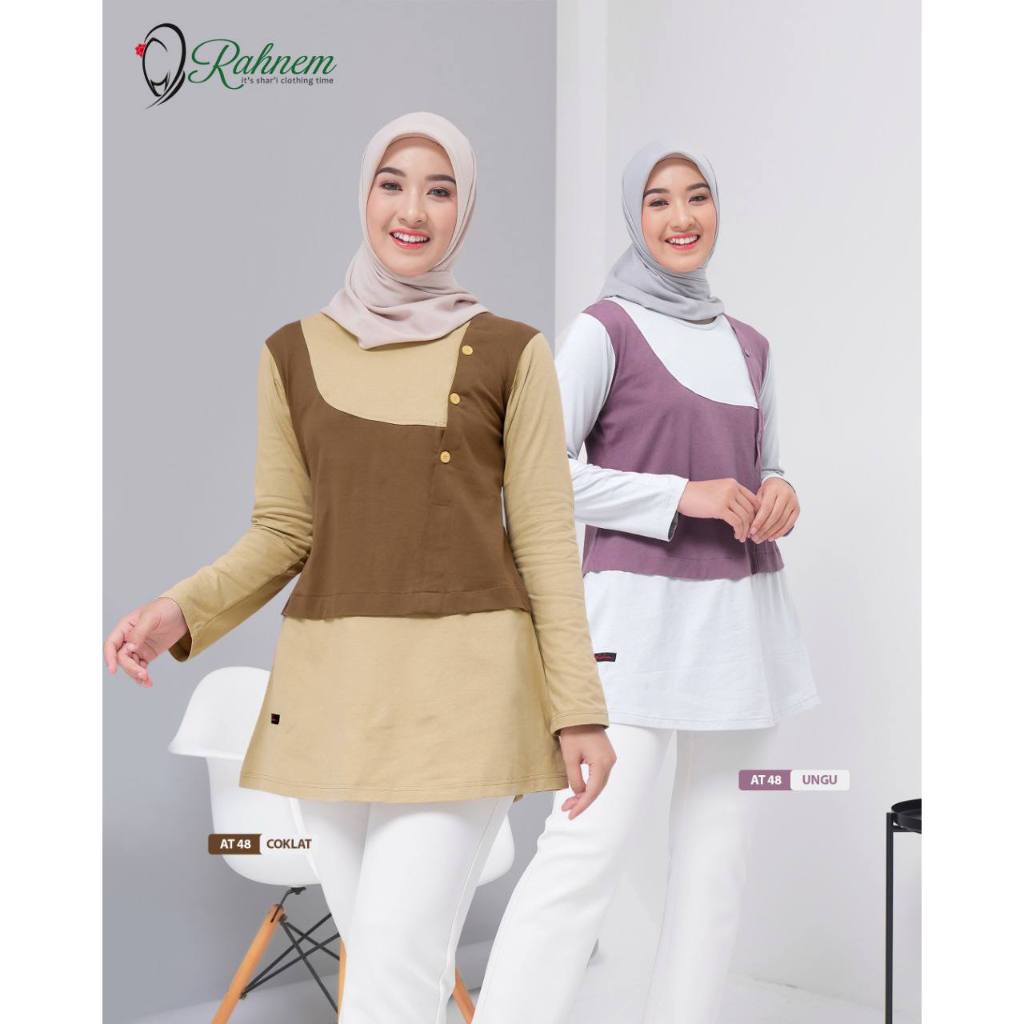 [PROMO RAHNEM] BAJU ATASAN KAOS BY RAHNEM // BAJU HARIAN // AT 48 RAHNEM