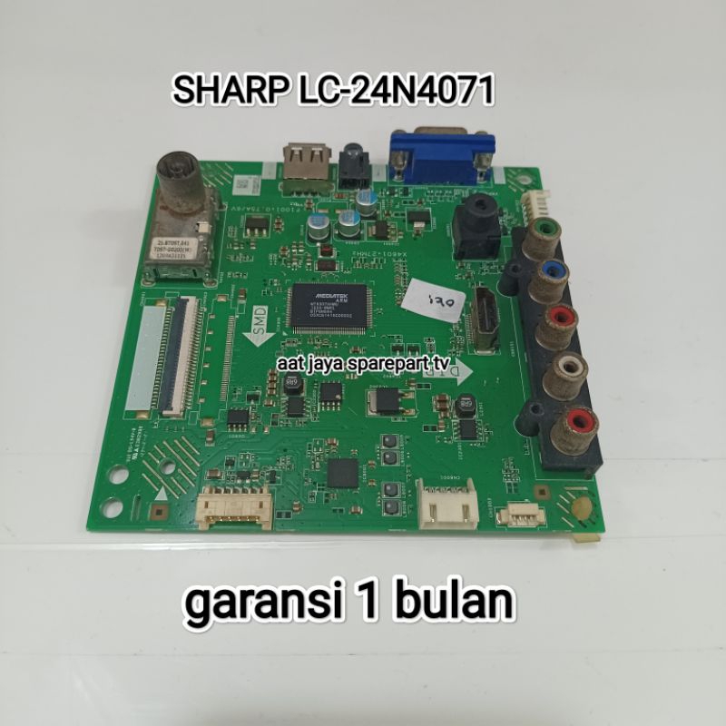 MAINBOARD TV LED SHARP LC 24N4071 MB - MOBO - MODUL - MOTHERBOARD - MESIN TV LED SHARP