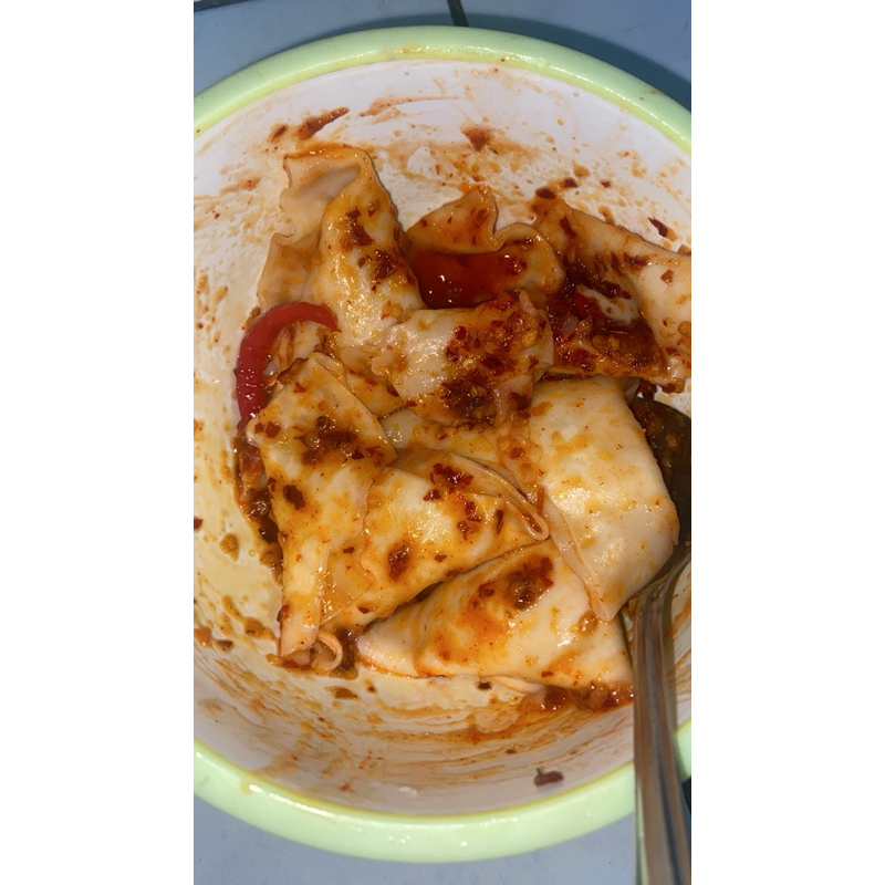 

Pangsit chili oil - Pangsit full protein
