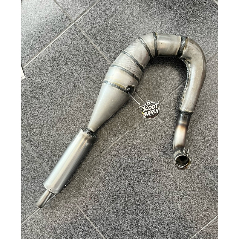Knalpot Racing Vespa Buang kanan/Kiri ready, bukan DRC DRP SRP KIA Vespa Super Sprint VBB VNB PS PX 