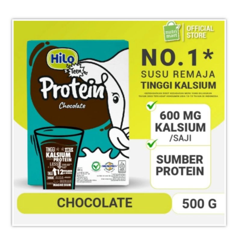 

Hilo Teen Coklat 500 gr Susu Remaja Tinggi Kalsium