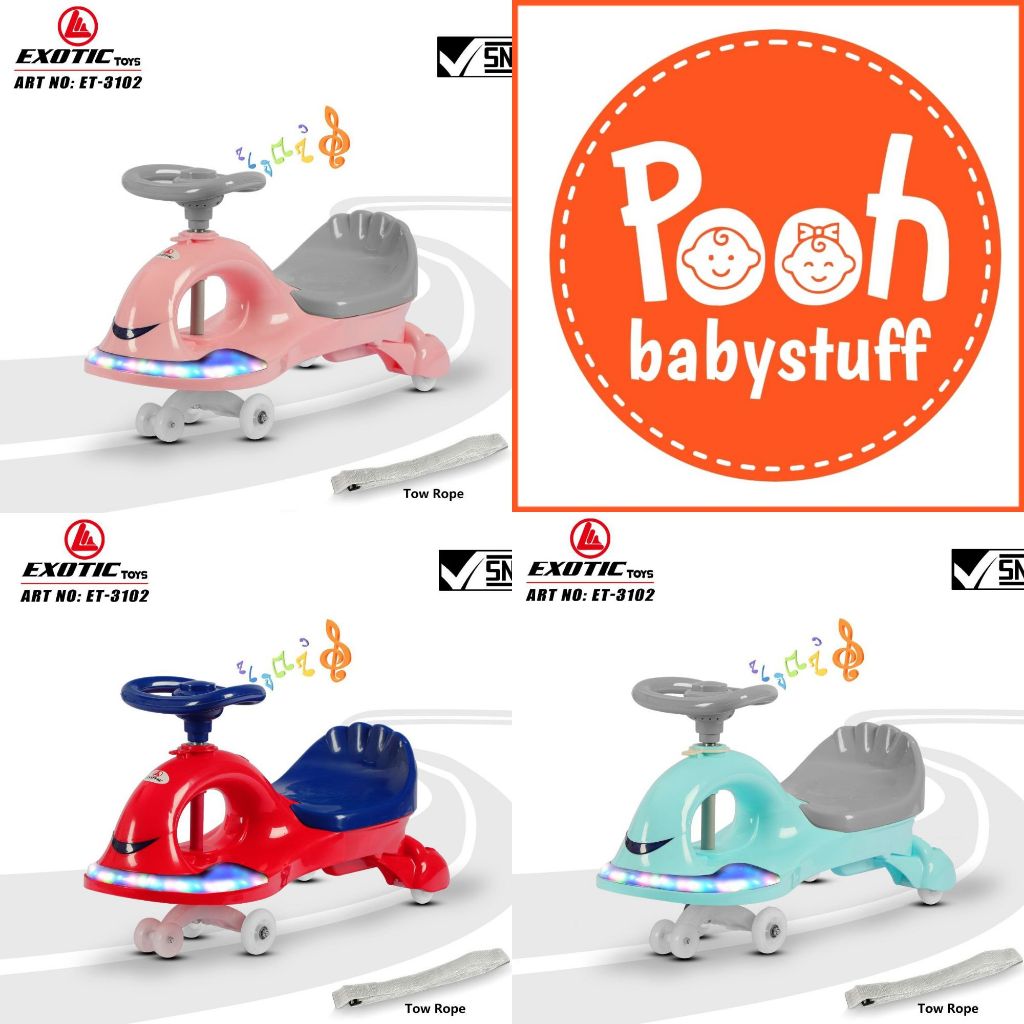 MAINAN ANAK SWING CAR EXOTIC ET 3102