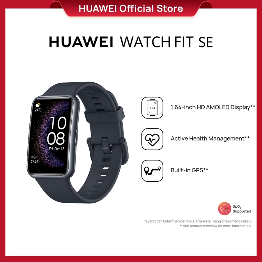 HUAWEI WATCH FIT Special Edition Smartwatch | 1.64 HD AMOLED | 24/7 Active Health Management | Built