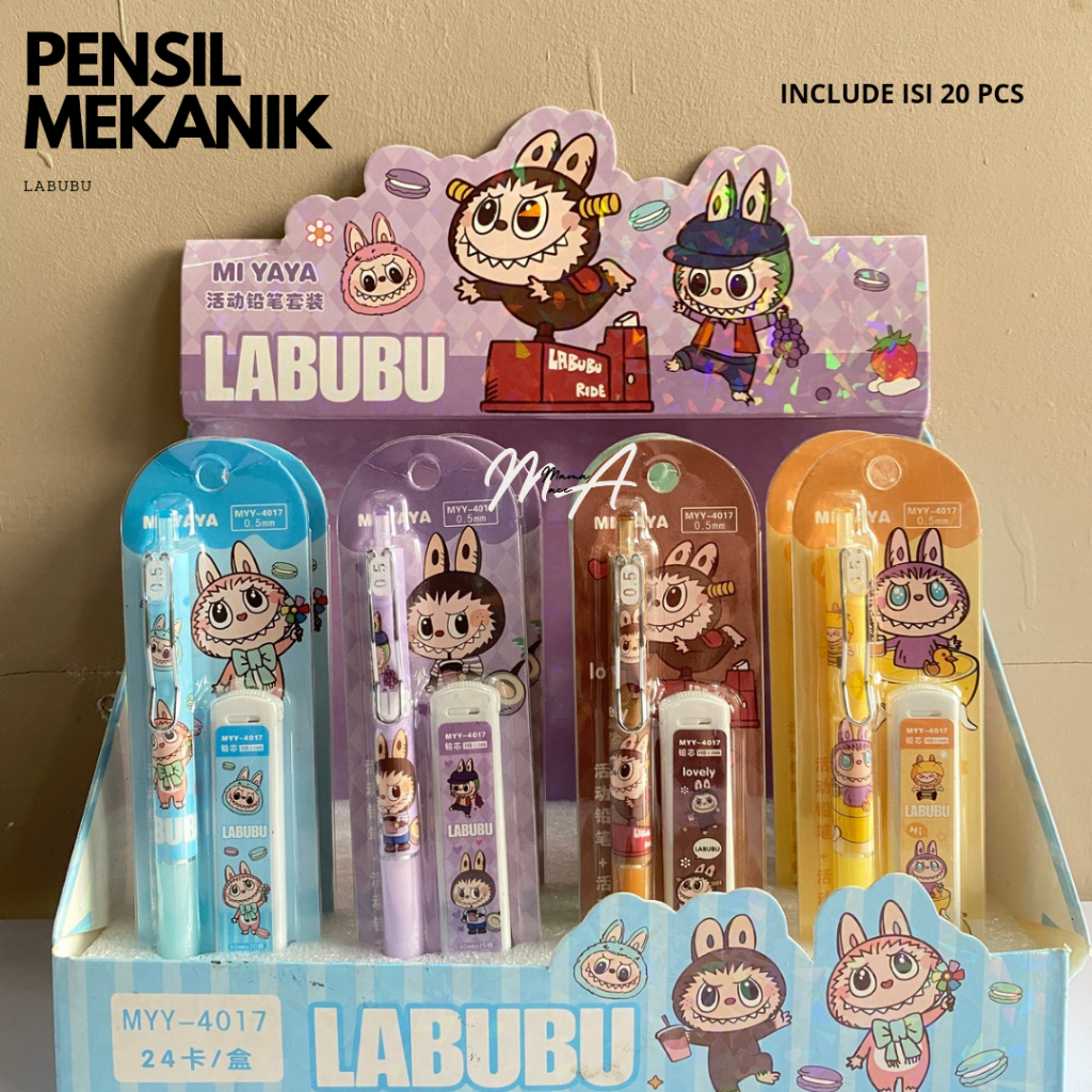 

MAMAACC PENSIL MEKANIK LABUBU 0.5MM INCLUDE ISIAN