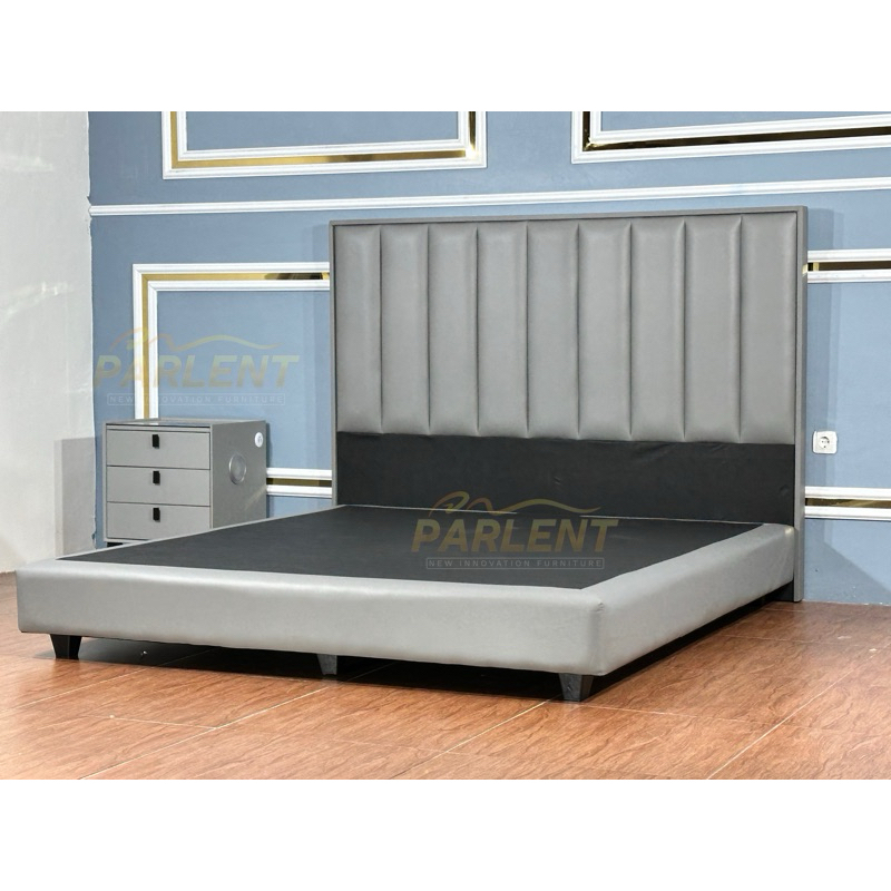 Divan Minimalis/dipan kasur/divan sandaran / Bed Set Star Hit (real pic)