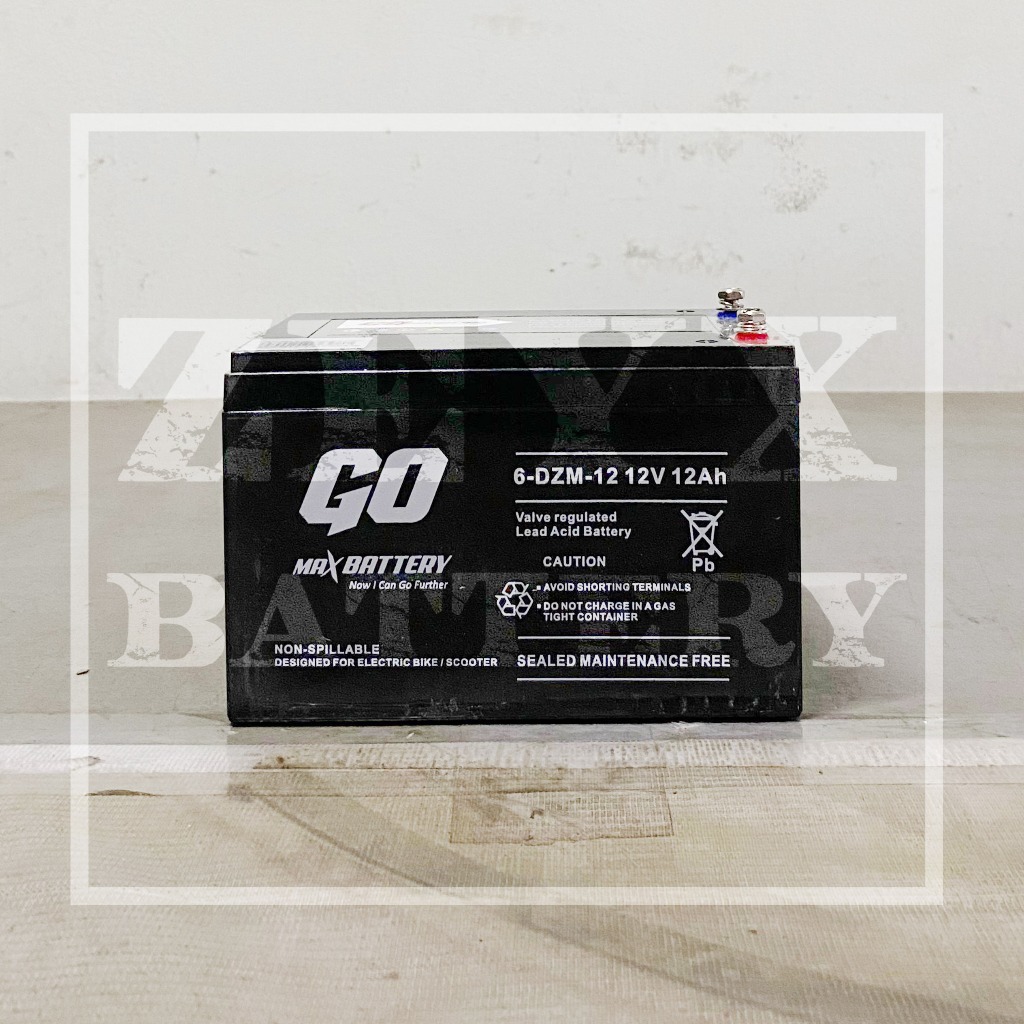 Go Battery 6DZM12 / Aki sepeda listrik
