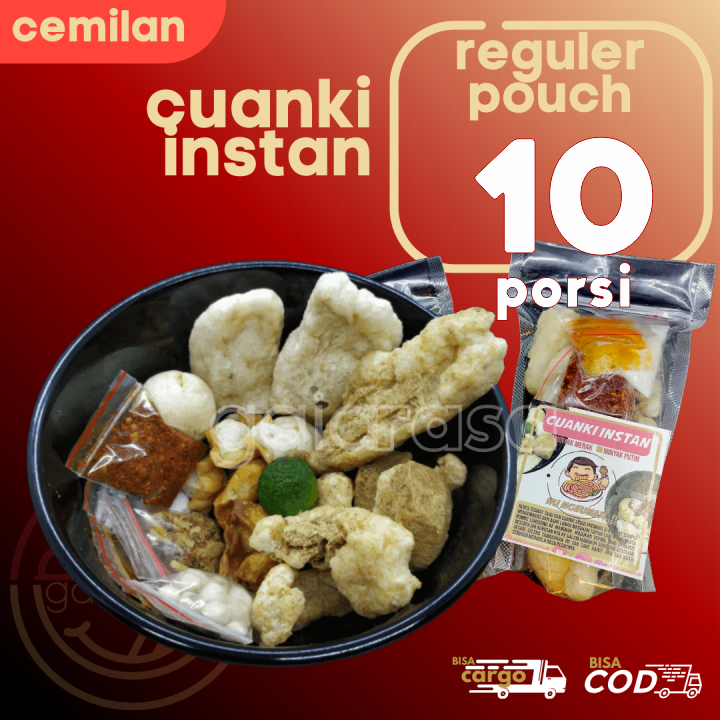 

HARGA RESELLER - 10pcs Cuanki Instan POUCH porsi 1 mangkuk by GaiaRasa