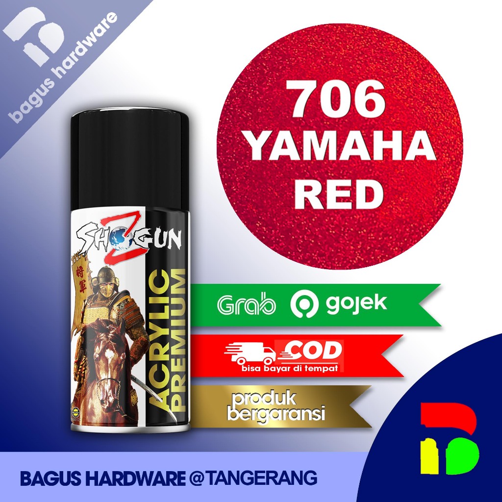 

Cat Semprot Shogun Z Acrylic Premium Yamaha Red 706 Termurah