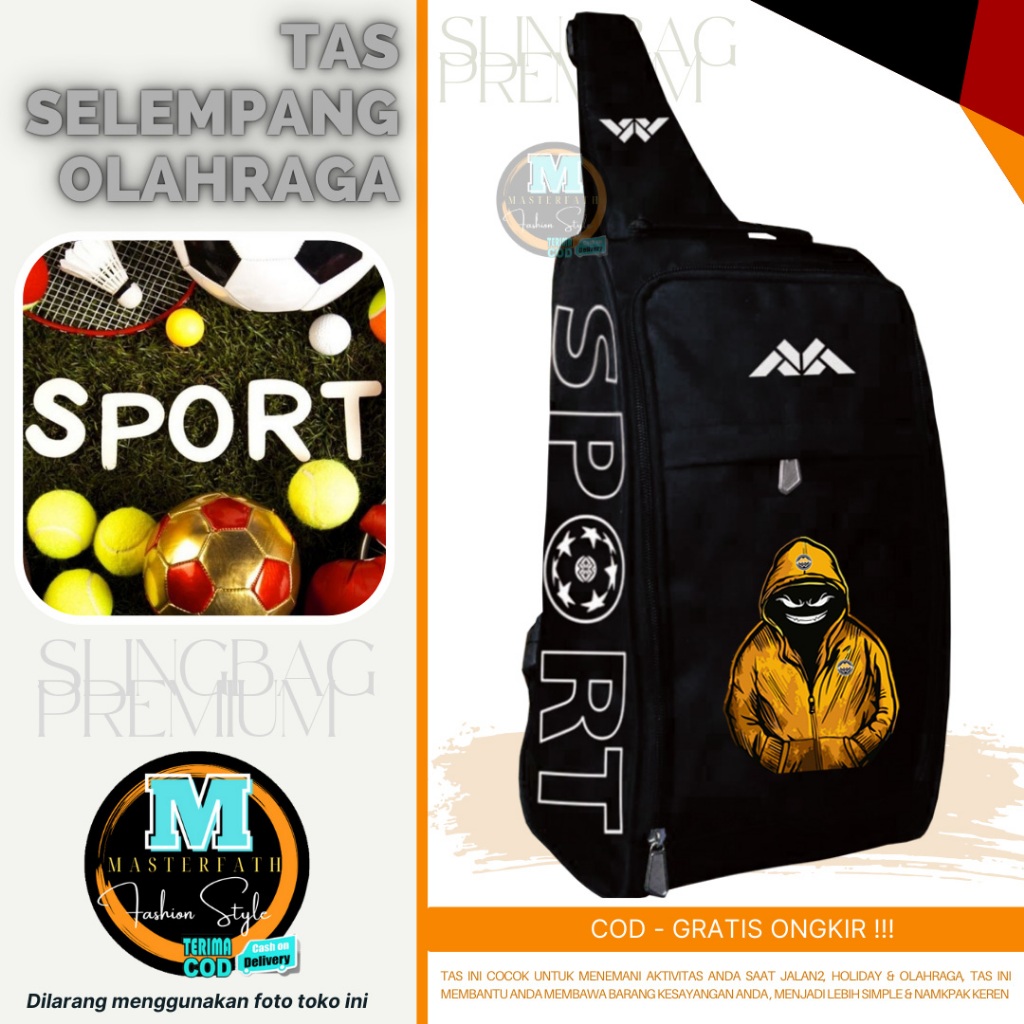 Tas futsal / tas sepatu bola / tas sport pria wanita / tas ransel sekolah / tas olahraga / tas sekol