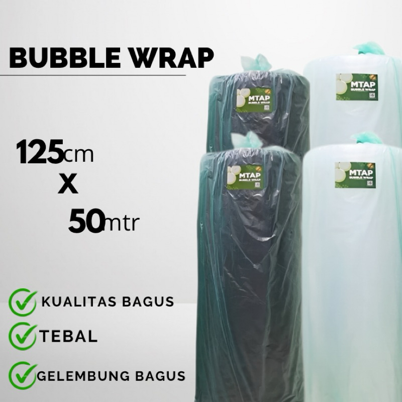 

MTAP Bubble Wrap MTAP Real Bubble Wrap 125 X 50 MTR