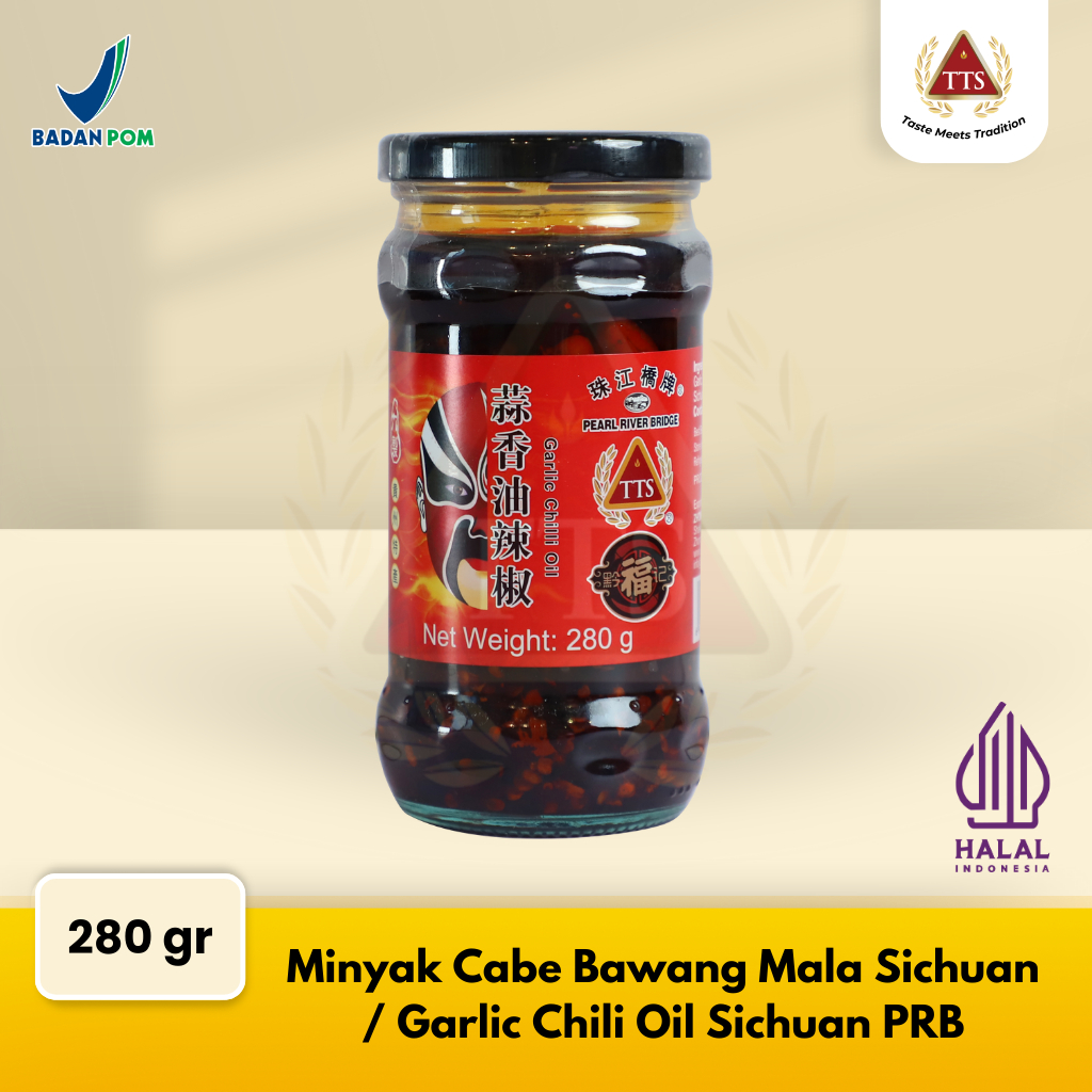 

Minyak Cabe Bawang Mala Sichuan / Garlic Chili Oil Sichuan PRB 280 GR