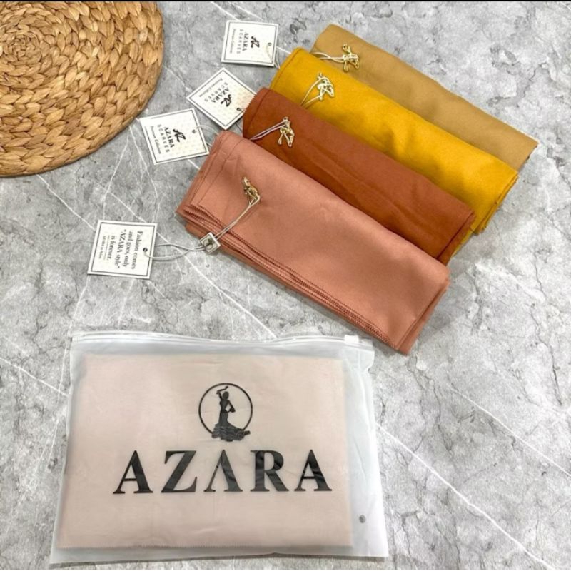 unizee - hijab segi empat AZARA PREMIUM - hijab segi empat azara polos - kerudung segi empat polos l