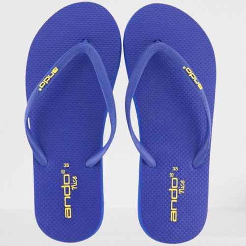 ANDO Nice Sandal Ando Wanita Original Sandal Jepit Ando - Royal Blue