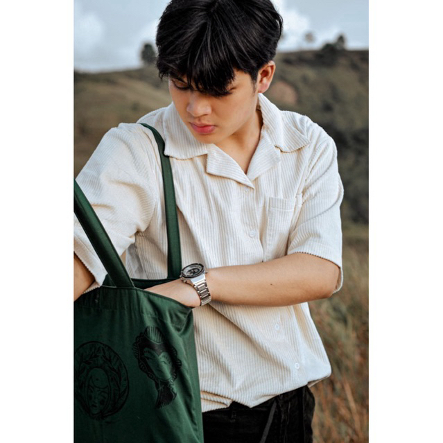 Corduroy Shirt/Kemeja Corduroy kemeja lengen pendek pria/wanita