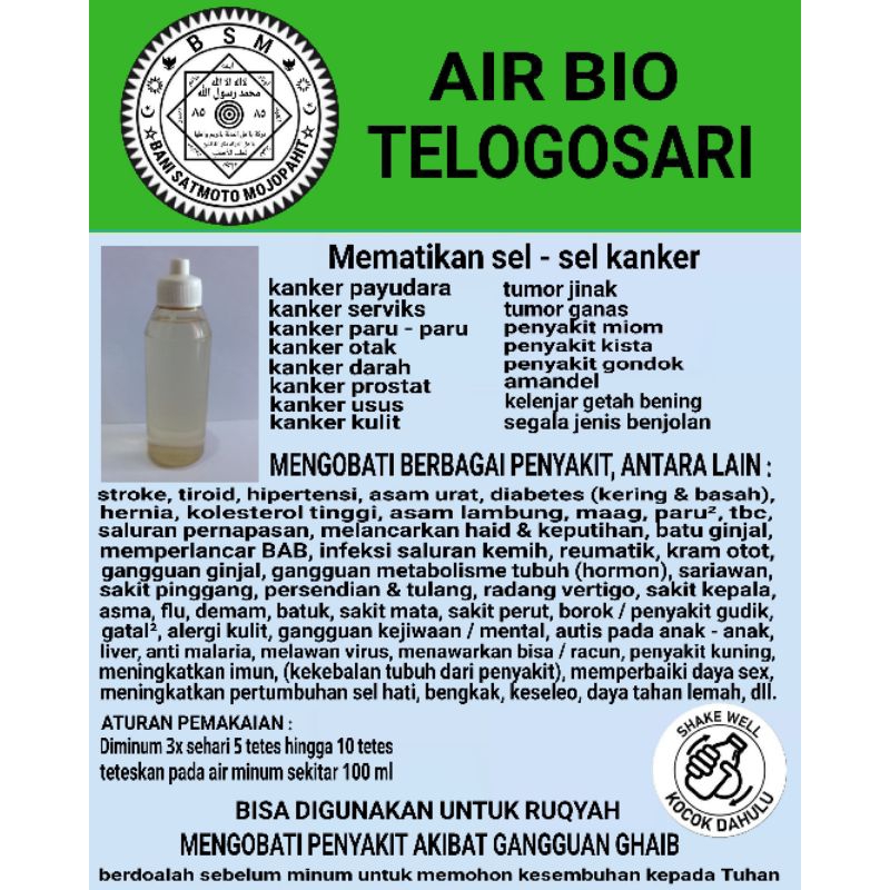 

Air Bio Telogosari 30ml