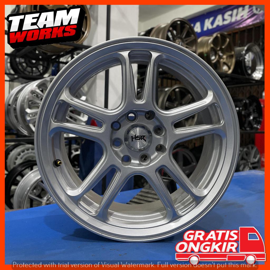 VELG RACING MODEL BINTANG RING 16 HSR NX SPO SILVER MOBIL STARLET SOLUNA BALENO ACCORD R16 PELEK
