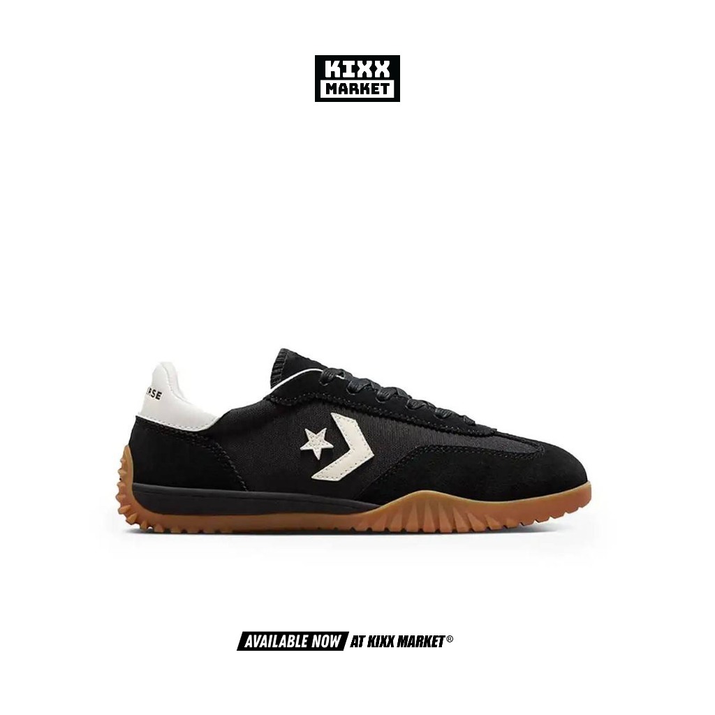 Converse Run Star Trainers Black White Egret