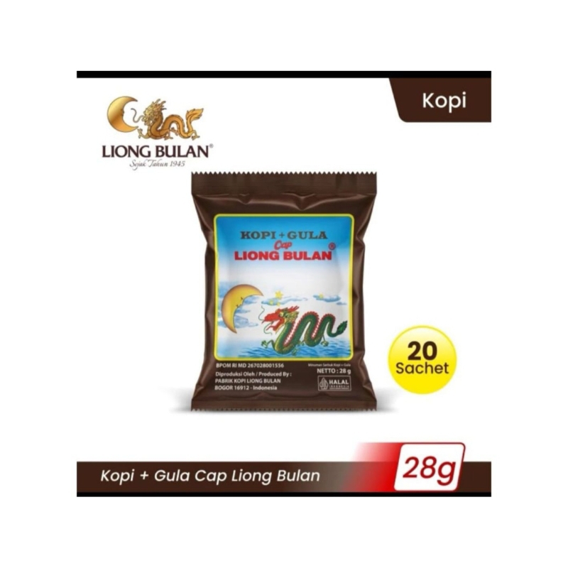 

kopi liong bulan + gula