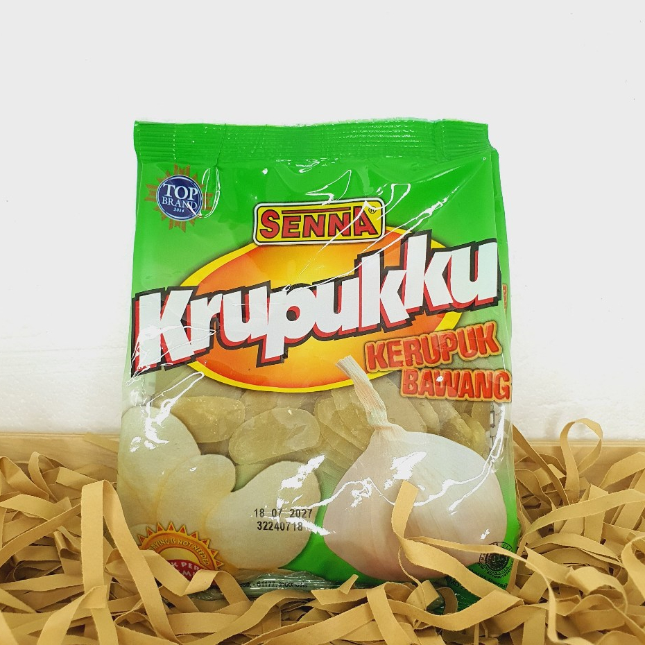 

Senna Krupuk Rasa Bawang | Krupukku Kerupuk Bawang Senna 200gr | Senna Krupukku