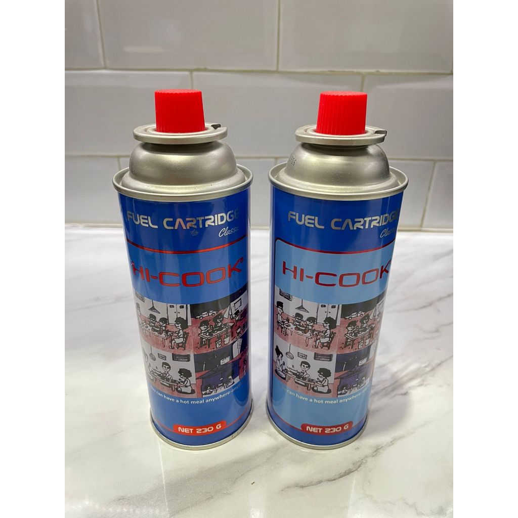 Kaleng gas portable kosong 230 gr tabung gas hi cook gas tokai sekali pakai belum pernah isi ulang