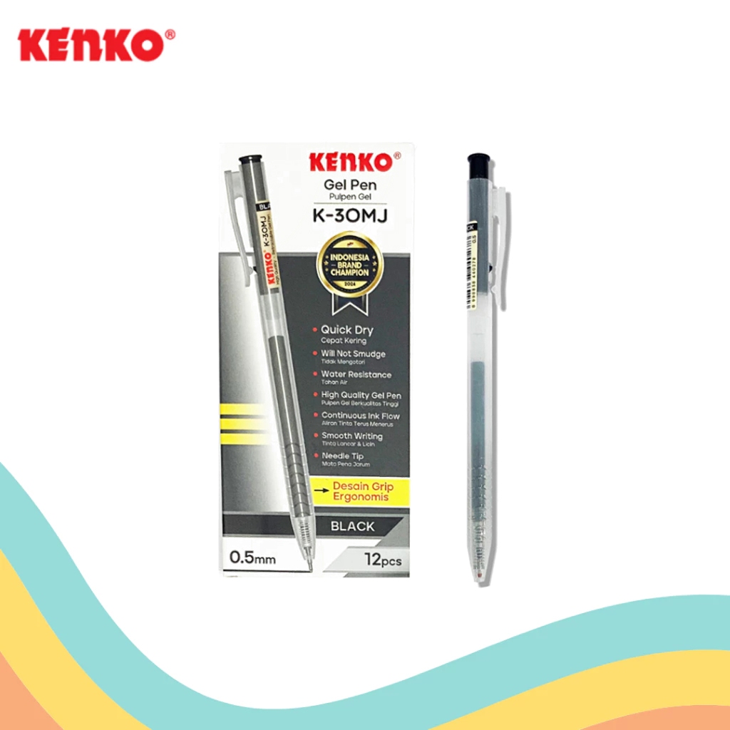

GEL PEN KENKO K-30MJ (12 PCS)
