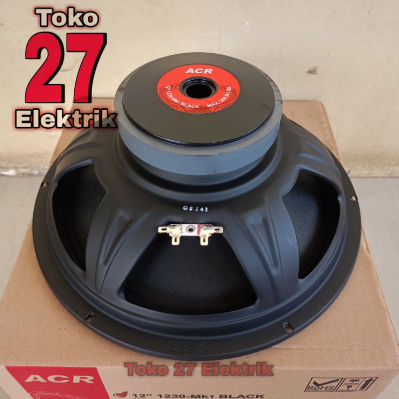 Speaker ACR 12 inch 1230 MK¹ BLACK