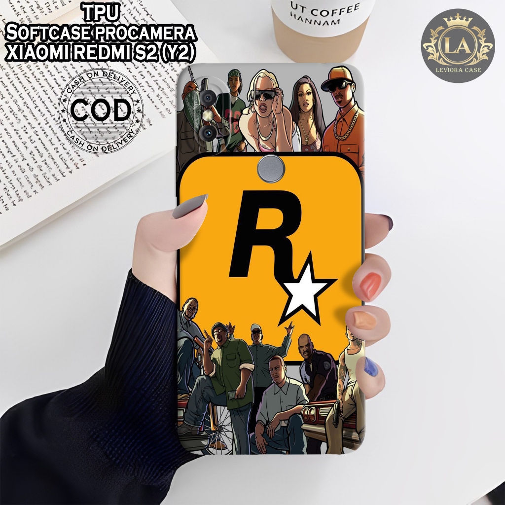 Case Xiaomi Redmi S2 (Y2) - Leviora Case - Fashion Case GTA - Softcase Xiaomi Redmi S2 (Y2) - Case P