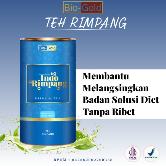 

Teh Rimpang Bio Gold Ala JSR - Teh Celup Herbal Alami Untuk Melancarkan Haid & Menurunkan BB