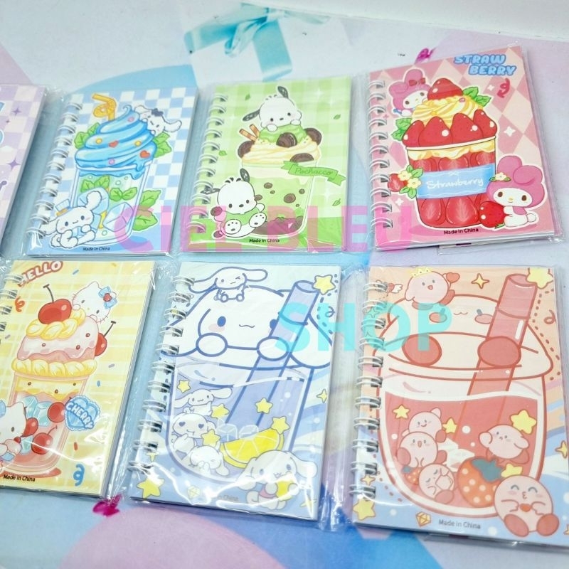 

NOTEBOOK KARAKTER KUROMI MELODY SANRIO CS / ALAT TULIS LUCU / CIEL BLEU SHOP