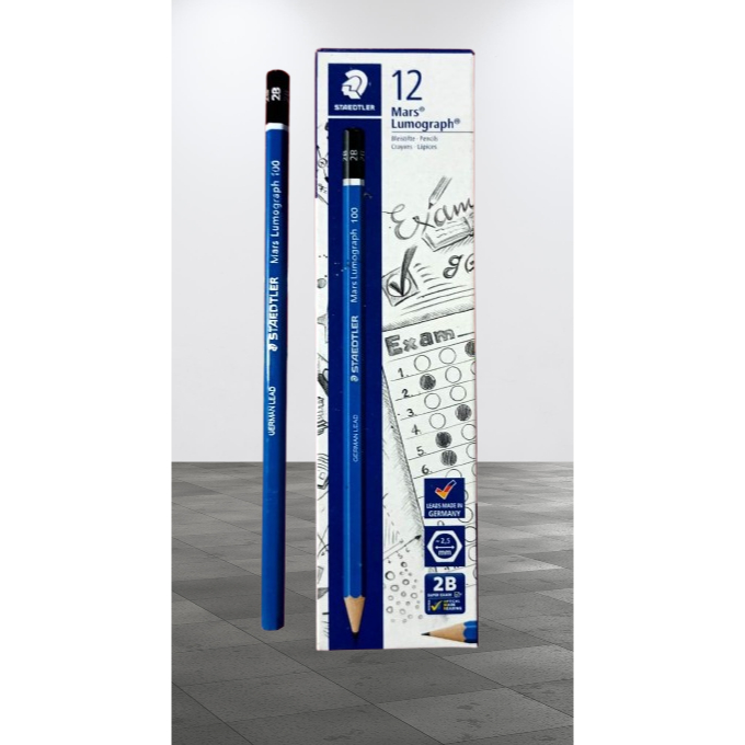 

Pensil 2B STAEDTLER STAEDLER Komputer Grafit Ujian 12 Pcs