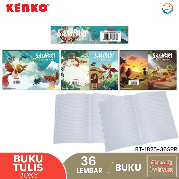 

Kenko Buku Tulis Boxy BT 1825 - 36SPR | @1 Buku