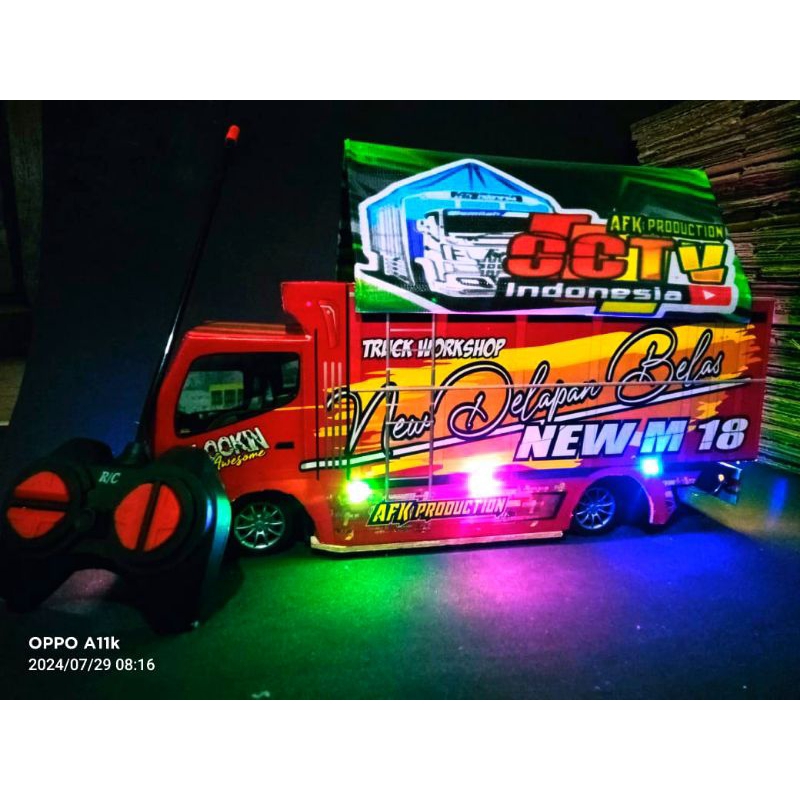 PROMO MURAH MINIATUR TRUK OLENG FULL FARIASI LAMPU DAN TERPAL ,MAINAN ANAK MOBIL REMOTE CONTROL