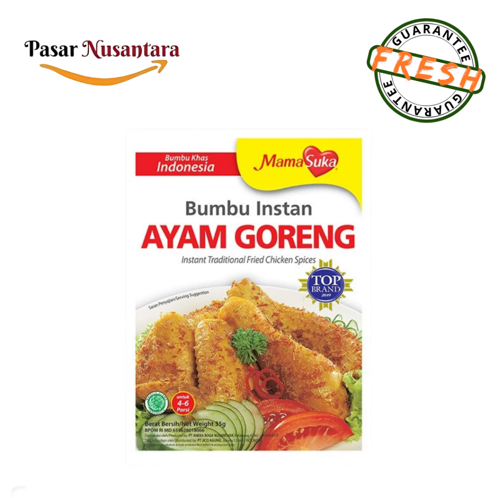 

Mama Suka Bumbu Instan Ayam Goreng Kemasan 35gr - Pasar Nusantara