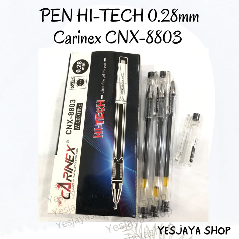 

{12 pcs} Pen Hi Tech / Hitech Carinex 0.28mm CNX 8803