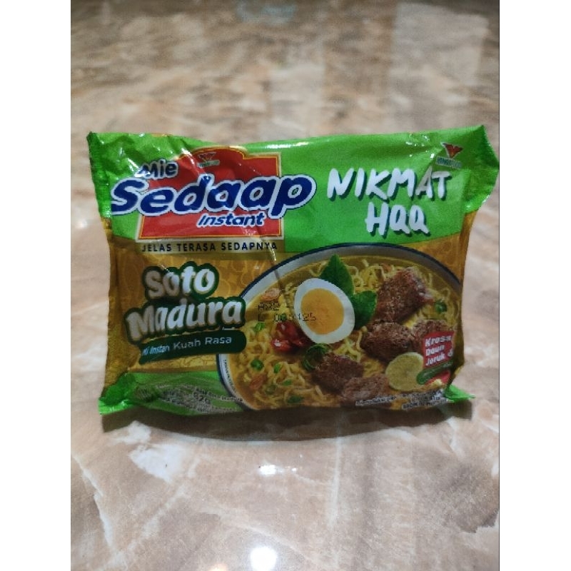 

Mi sedap kuah rasa soto madura 82g