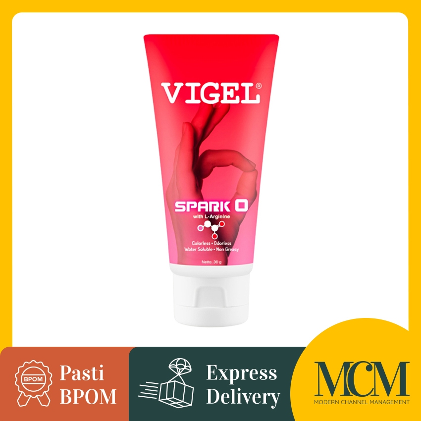 Gel Pelumas Vigel Spark-O with L-Arginine Lubricant - 30 gr