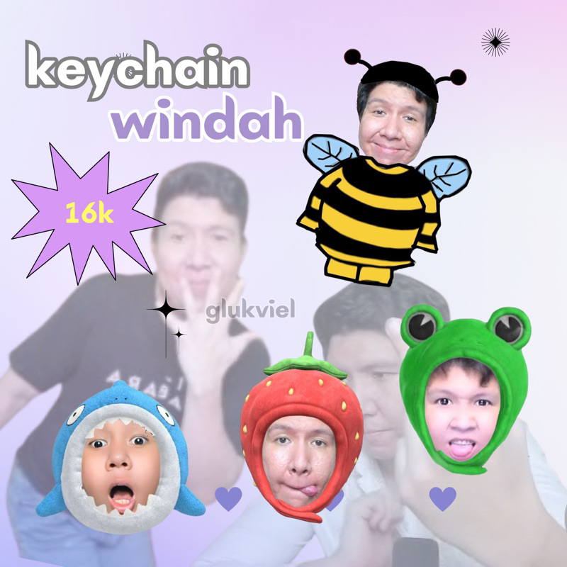 KEYCHAIN WINDAH BASUDARA / GANCI / GANTUNGAN KUNCI BOCIL KEMATIAN BASUDARAH