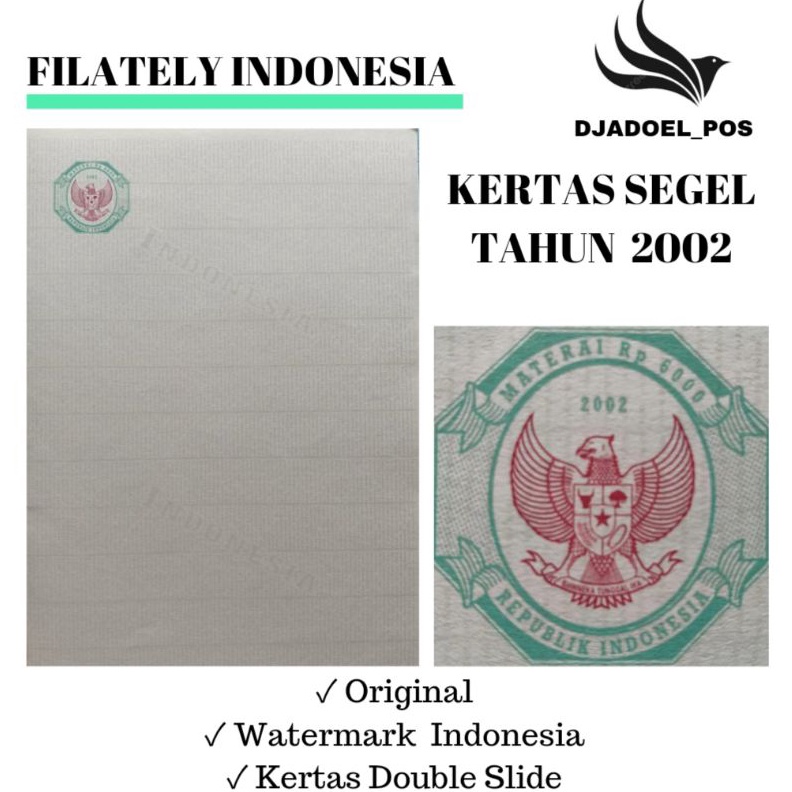 

KODE K8W4 BUY 2 GET 1 KERTAS SEGEL TAHUN 22 Double Asli