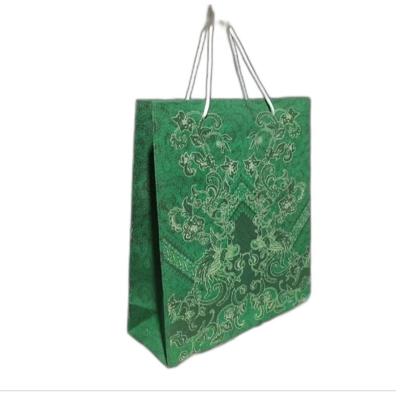 

COD 150 Pcs Paper Bag Motif Batik Ukuran 27x21x7