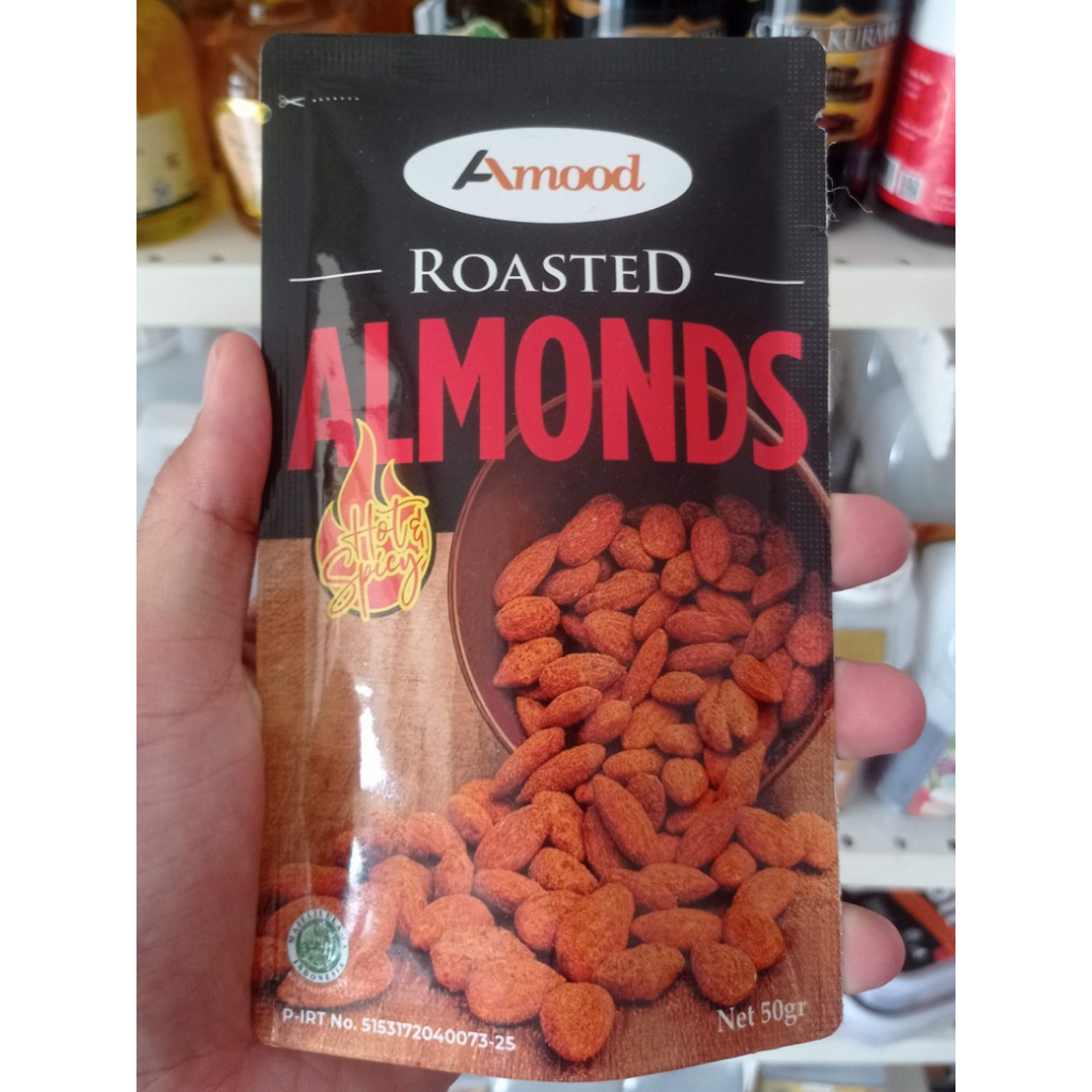 

Amood Kacang Almond Panggang Original 50 Gram