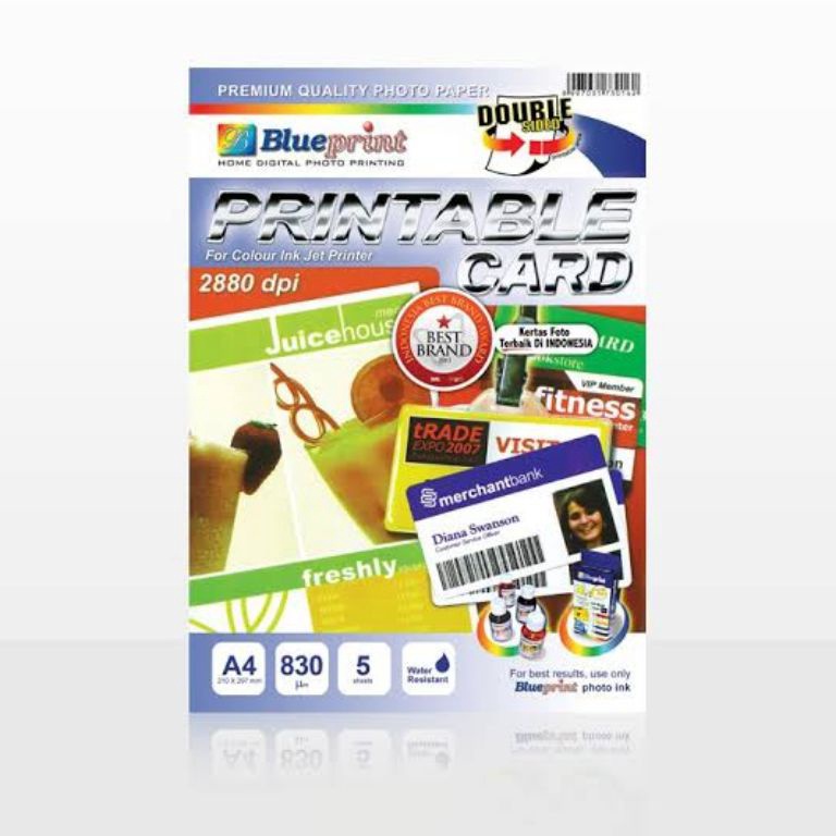 

KODE C5X7 ID CARD BLUEPRINT PRINTABLE CARD