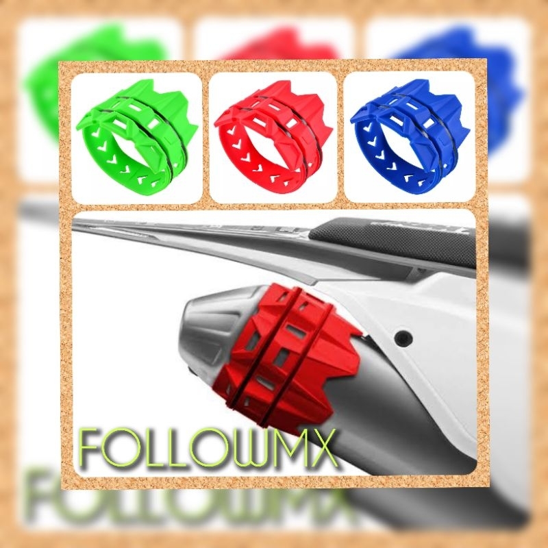 pelindung knalpot 2tak cover pelindung knalpot KTM cover guard silencer knalpot husqvarna cover sile