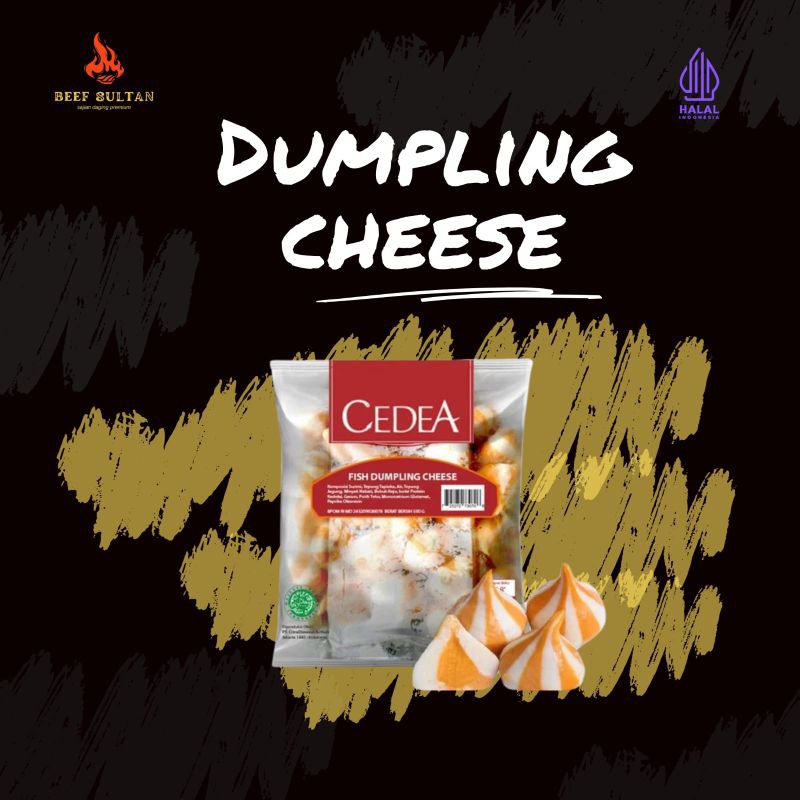 

Fish Dumpling Cheese Cedea 500gr | Fish Dumpling Chicken Cedea | Dumpling Keju Cedea Frozen | Dumpling Ayam Cedea | Olahan Ikan Dumpling Cedea | Makanan Beku Olahan Cedea | Cedea Dumpling Keju Ayam