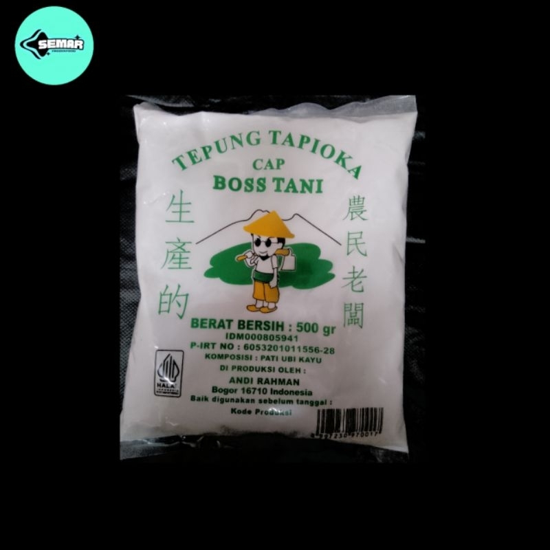

Tepung tapioka cap BOS TANI 500g