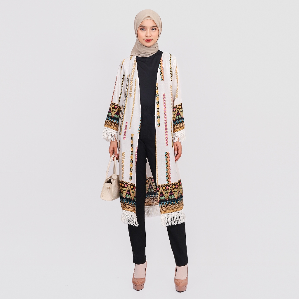 Ahlami- Outer Bohemian Cardigan Etnik Kekinian Long Outer Premium Long Outer Bohemian Selebgram