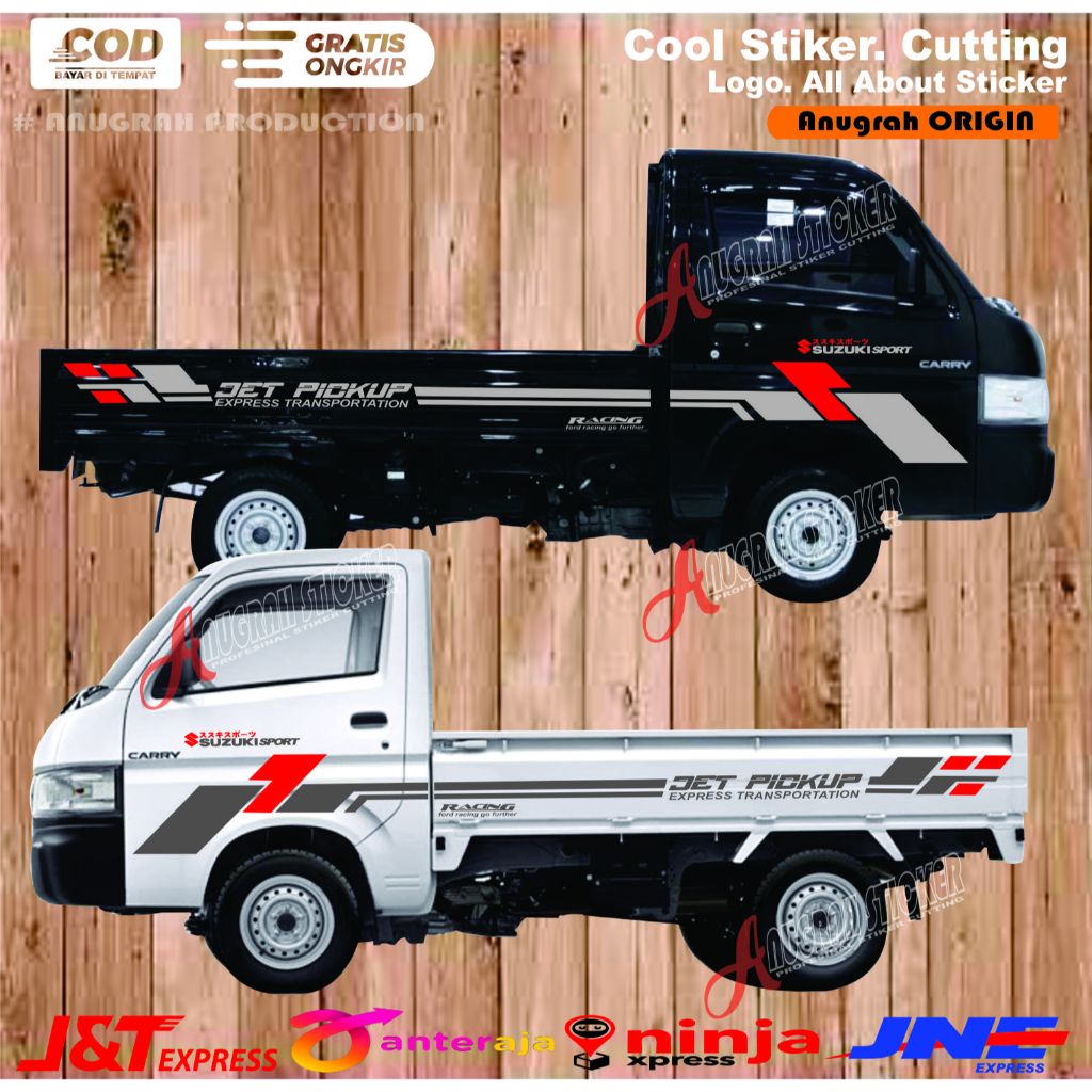 New Stiker mobil pick up new carry sticker bodi mobil new carry stiker new carry stiker mobil pickup