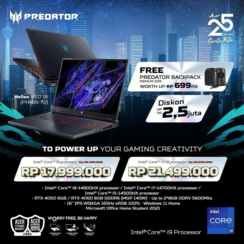 ACER Predator Helios Neo 16 (PHN16-72-53KS)